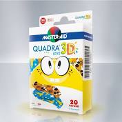 CEROTTO MASTER-AID QUADRA 3D BOYS 20 PEZZI ASSORTITI - famajoy.it