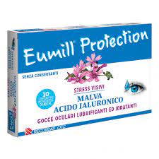 Eumill Protection Stress Visivi Lubrificante ed Idratante Naturale collirio mono - 10 flaconcini - famajoy.it