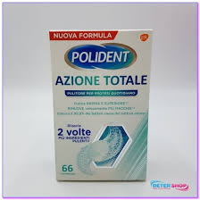 POLIDENT AZIONE TOTALE 66 COMPRESSE PULITORE PER PROTESI QUOTIDIANO - famajoy.it