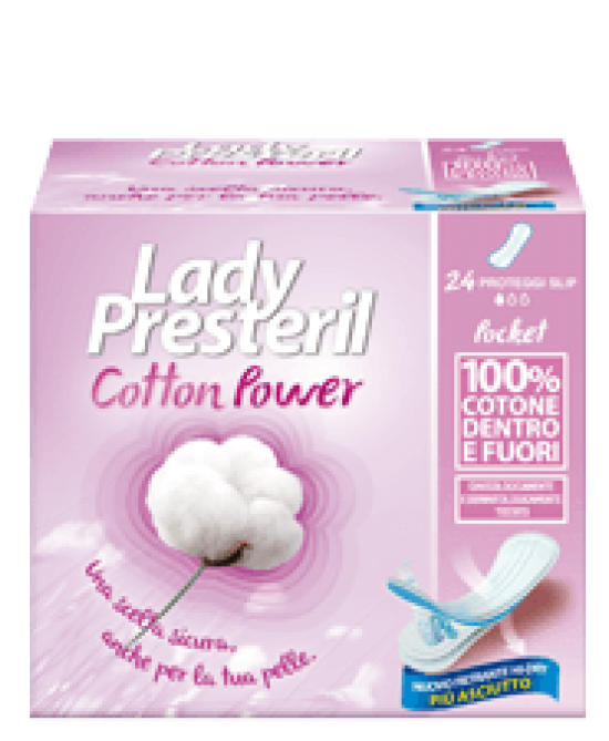 LADY PRESTERIL COTTON POWER PROTEGGI SLIP POCKET ANATOMICI RIPIEGATI PROMO 24 PEZZI - famajoy.it