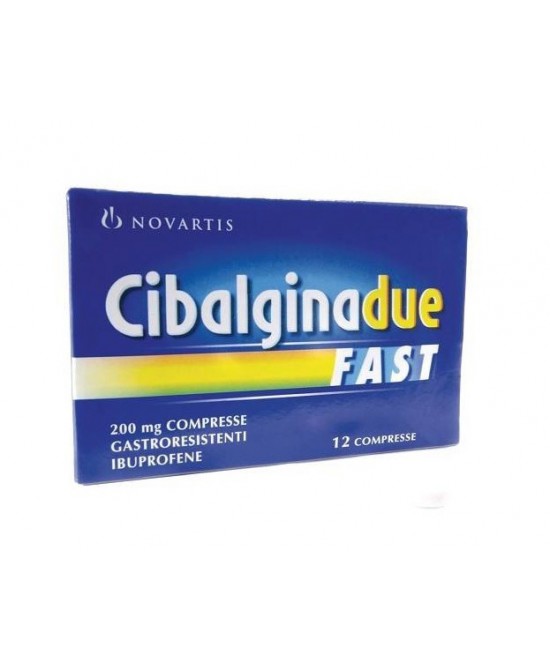 CIBALGINA DUE FAST*12CPR 200MG - famajoy.it
