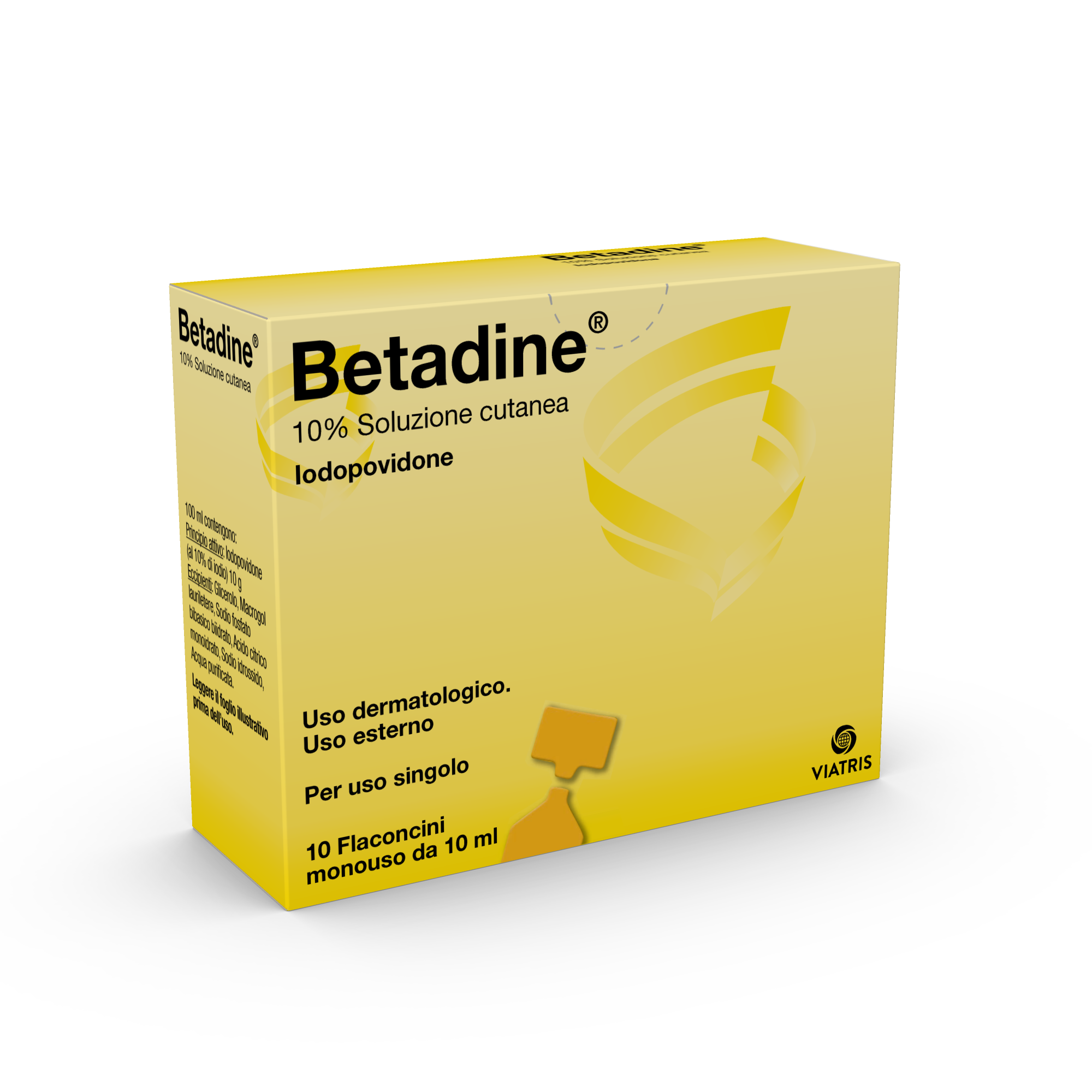 BETADINE*SOL CUT 10FL 10ML 10% - famajoy.it