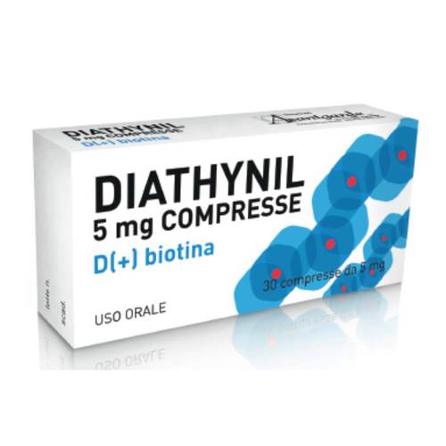 Diathynil 5mg Biotina 30 Compresse -dermatite seborroica-acne-alopecia - famajoy.it