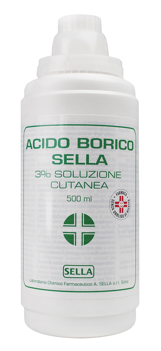ACIDO BORICO SELLA*3% 500ML - famajoy.it