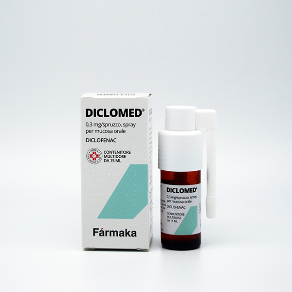 DICLOMED*SPRAY 15ML 0,3MG/DOSE - famajoy.it