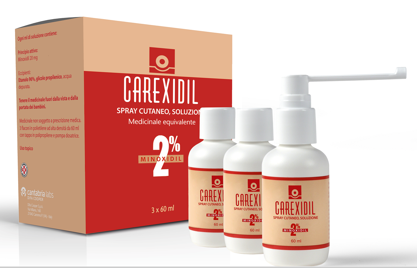CAREXIDIL*3FL SOLUZ CUT 60ML2% - famajoy.it