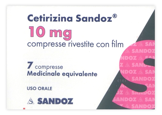 CETIRIZINA SAND*7CPR RIV 10MG - famajoy.it