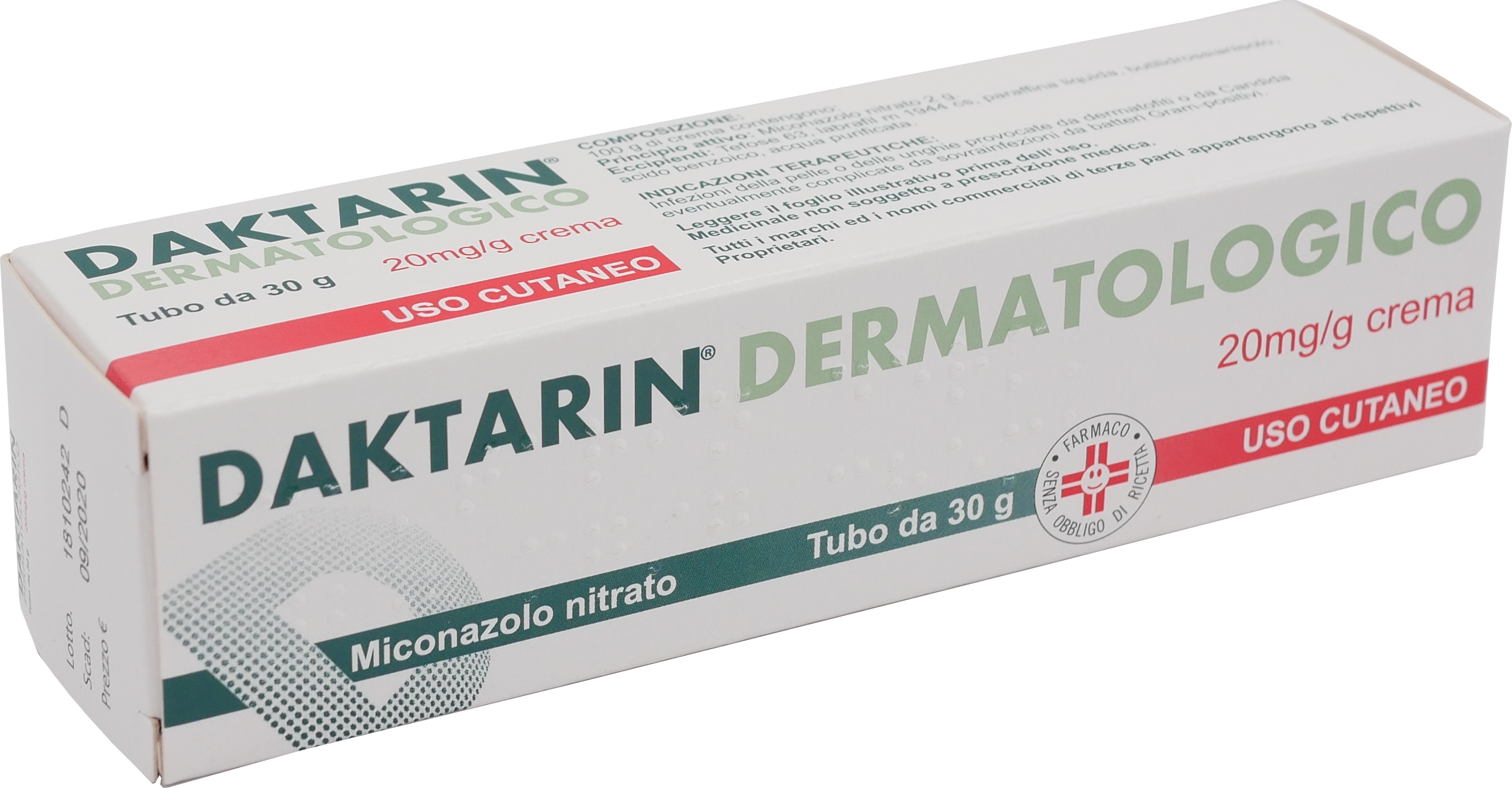 DAKTARIN*CREMA DERM 30G 20MG/G - famajoy.it