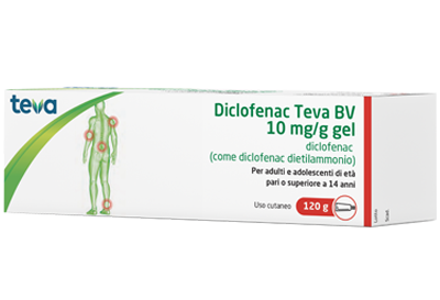 DICLOFENAC TEVA*GEL120G 10MG/G - famajoy.it
