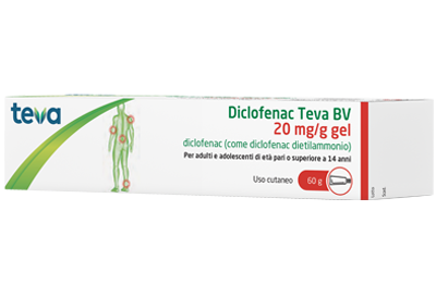 DICLOFENAC TEVA*GEL 60G 20MG/G - famajoy.it