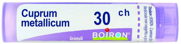 CUPRUM METALLICUM 30 CH GRANULI - famajoy.it