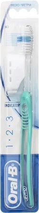 ORALB 123 INDICATOR SPAZZOLINO MANUALE SETOLE 35 MEDIE - famajoy.it