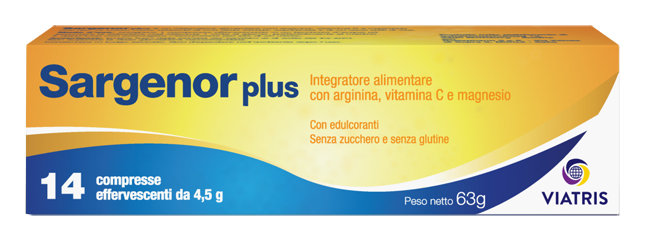 SARGENOR PLUS 14 COMPRESSE EFFERVESCENTI DA 4,5 G - famajoy.it