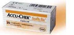 LANCETTE PUNGIDITO ACCU-CHEK SOFTCLIX 25 PEZZI - famajoy.it