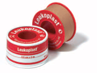 CEROTTO CHIRURGICO PER FISSAGGIO MEDICAZIONI IN ROCCHETTO LEUKOPLAST SUPPORTO VISCOSA COLOR PELLE MASSA ADESIVA CAUCCIU' OSSIDO DI ZINCO 2,5X500CM MUTUABILE - famajoy.it