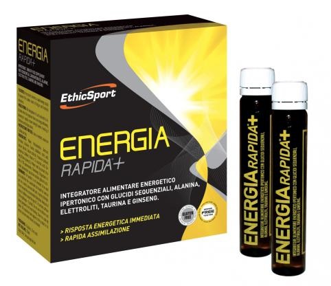 ETHICSPORT ENERGIA RAPIDA+ 10 FLACONCINI 25 ML - famajoy.it