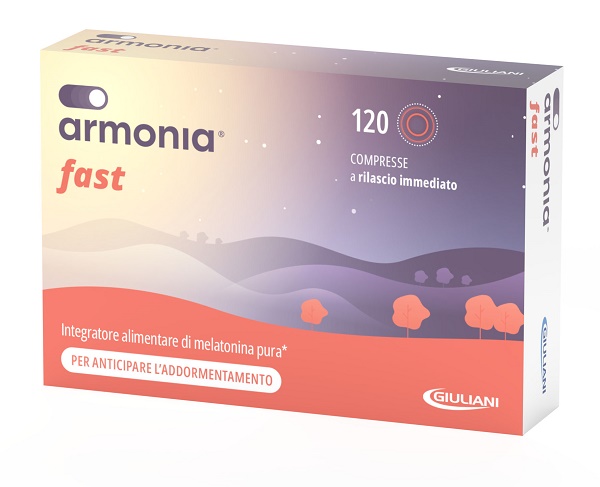 ARMONIA FAST 1 MG MELATONINA 120 COMPRESSE - famajoy.it