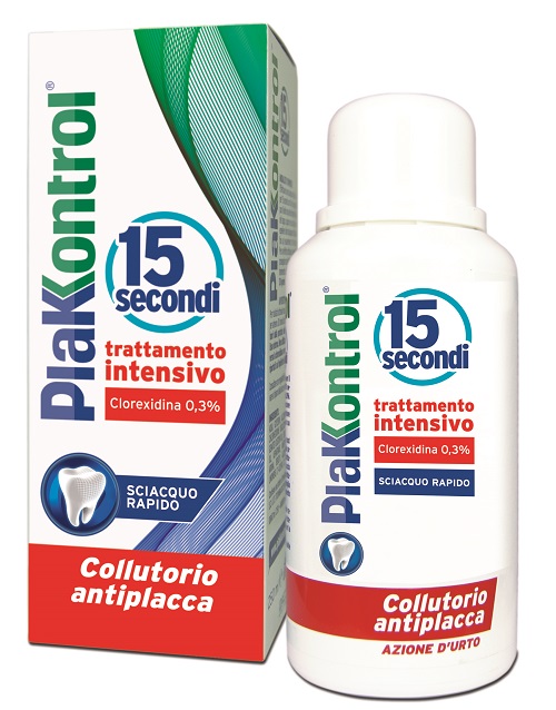 PLAKKONTROL 15 SECONDI COLLUTORIO 250 ML - famajoy.it