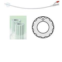 CATETERE VESCICALE IN SILICONE PROFILCATH PLUS SCANALATO 2 VIE CH16 LUNGHEZZA 31 CM PUNTA CILINDRICA 2 FORI CONTRAPPOSTI PALLONCINO 5 ML 1 PEZZO - famajoy.it