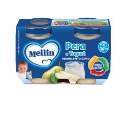 MELLIN MERENDA YOGURT PERA 2X120 G - famajoy.it