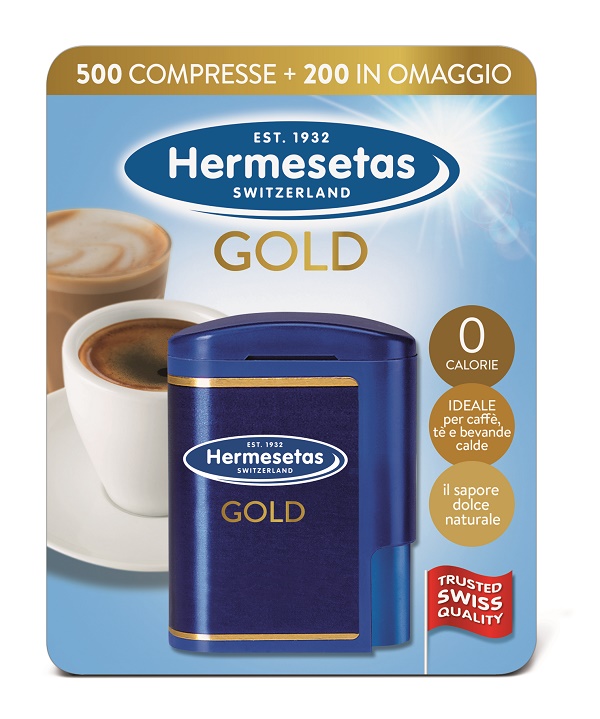 HERMESETAS GOLD 500+200 COMPRESSE 35 G - famajoy.it