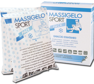 GHIACCIO ISTANTANEO MASSIGELO SPORT PACK 2 BUSTE - famajoy.it