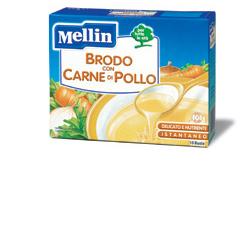 MELLIN BRODO CARNE POLLO 10 BUSTINE X 5 G - famajoy.it