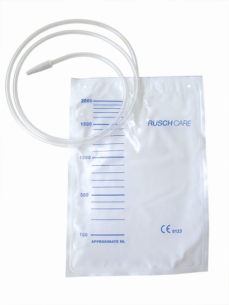 SACCA DI DRENAGGIO LETTO PER INCONTINENZA 2000ML IN PVC CON TUBO DI RACCORDO 90CM DIAMETRO 5X7MM MONOUSO 30 PEZZI - famajoy.it