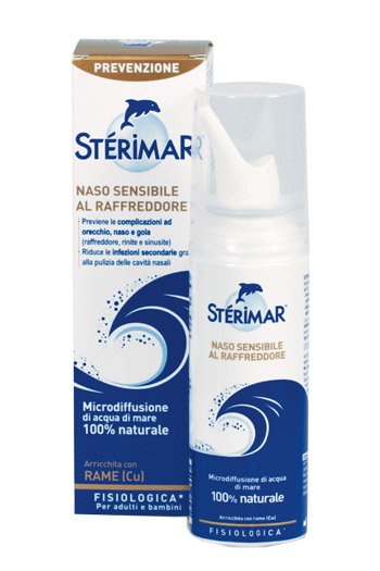 STERIMAR NASO SENSIBILE AL RAFFREDDORE ACQUA DI MARE SPRAY 100 ML - famajoy.it