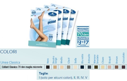 SAUBER COLLANT 70 DENARI MAGLIA MICRORETE NEUTRO BEIGE 2 LINEA CLASSICA - famajoy.it
