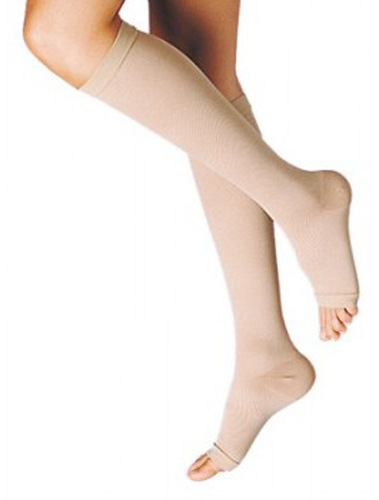 GAMBALETTO TERAPEUTICO DUALSAN A COMPRESSIONE DECRESCENTE KKL1 PUNTA APERTA BEIGE UNISEX 4 1 PAIO - famajoy.it