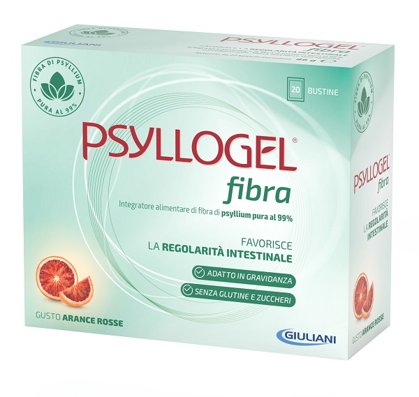 PSYLLOGEL FIBRA ARANCE ROSSE 20 BUSTINE - famajoy.it