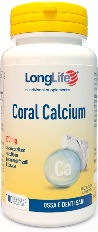 LONGLIFE CORAL CALCIUM 100 CAPSULE - famajoy.it