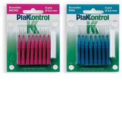 PLAKKONTROL SCOVOLINO MINI 0,6 MM 8 PEZZI + MANICO - famajoy.it