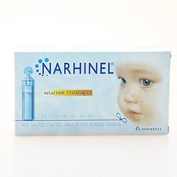 SOLUZIONE FISIOLOGICA PER ASPIRATORE NASALE NARHINEL 20 FIALE DA 5ML - famajoy.it