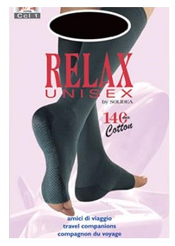 RELAX UNISEX 140 GAMBALETTO COTTON PUNTA APERTA NATUR 3 L - famajoy.it