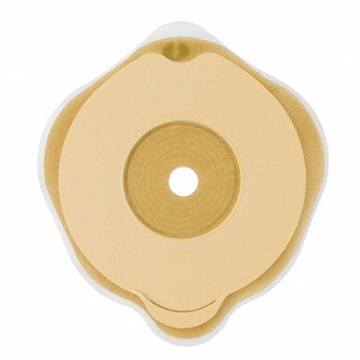 PLACCA PIANA FLEXIMA KEY 50 MM CON PROTETTORE CUTANEO IDROCOLLOIDALE E FLANGIA 5 PEZZI - famajoy.it