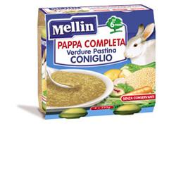 MELLIN PAPPA COMPLETA CONIGLIO 250 G 2 PEZZI - famajoy.it