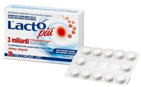LACTO PIU 3 MILIARDI 12 COMPRESSE - famajoy.it