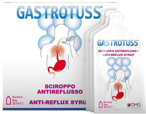 SCIROPPO ANTIREFLUSSO GASTROTUSS 25 BUSTINE MONODOSE 20 ML - famajoy.it