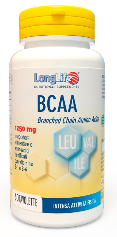 LONGLIFE BCAA 1250 MG 60 TAVOLETTE - famajoy.it