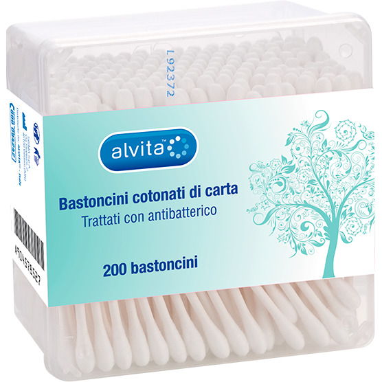 BASTONCINI COTONE 200 PEZZI ALVITA - famajoy.it