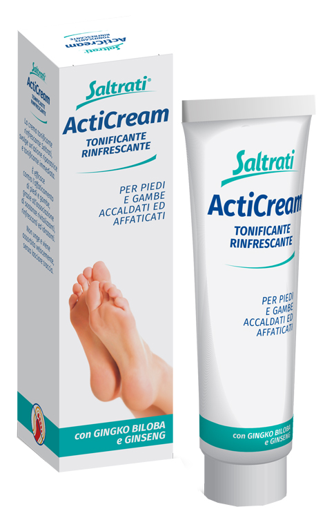 SALTRATI ACTICREAM TONIFICANTE RINFRESCANTE PER PIEDI E GAMBE 100 ML - famajoy.it