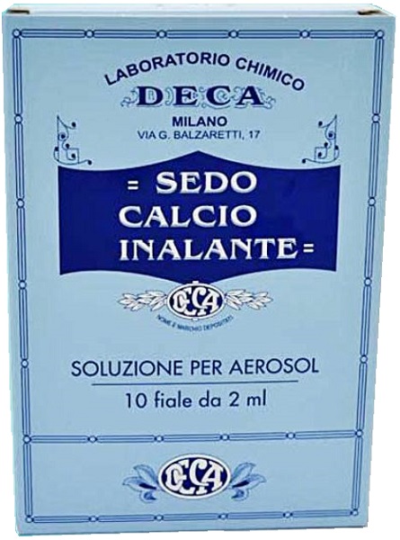SEDO CALCIO INALANTE SOLUZIONE AEROSOL 10 FIALE 2 ML - famajoy.it