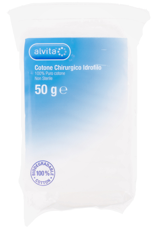 COTONE CHIRURGICO ALVITA ASSORBENTE 50 G - famajoy.it