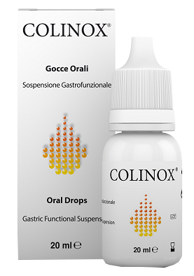 COLINOX SOSPENSIONE GASTROFUNZIONALE GOCCE OROSOLUBILI TRATTAMENTO METEORISMO AEROFAGIA COLICHE GASSOSE 20 ML - famajoy.it