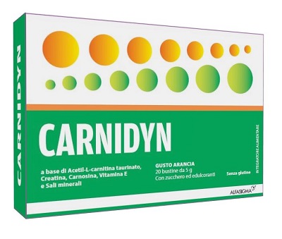 CARNIDYN 20 BUSTINE DA 5 G GUSTO ARANCIA - famajoy.it
