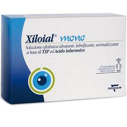 SOLUZIONE OFTALMICA IDRATANTE LUBRIFICANTE XILOIAL 20 MONODOSE DA 0,5ML - famajoy.it
