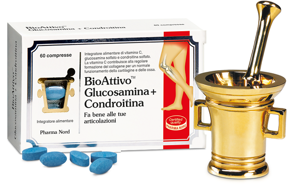 BIOATTIVO GLUCOSAMINA + CONDROITINA 60 COMPRESSE - famajoy.it