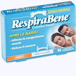 CEROTTO NASALE TRASPARENTE ADULTI RESPIRA BENE 30 PEZZI - famajoy.it